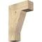 Ekena Millwork Traditional Block Rough Sawn Bracket, Douglas Fir, 6"W x 18"D x 26"H BKT06X18X26TRA05RDF - alternate 1